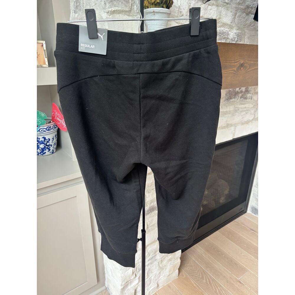 Puma Women's Black ESS Capri Regular Fit Sweatpants Size S - Picture 6 of 9